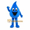 Blue Water Drop Mascot Costume with Custom Logo Blue Water Drop Mascot Costume with Custom Logo