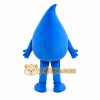 Blue Water Drop Mascot Costume with Custom Logo Blue Water Drop Mascot Costume with Custom Logo
