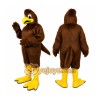 Brown Bird Mascot Costume with Custom Logo Brown Bird Mascot Costume with Custom Logo