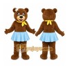 Brown Bear Mascot Costume with Custom Logo Brown Bear Mascot Costume with Custom Logo