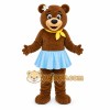 Brown Bear Mascot Costume with Custom Logo Brown Bear Mascot Costume with Custom Logo
