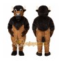 Brown Bull Mascot Costume with Custom Logo