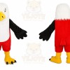 Red Eagle Mascot Costume with Custom Logo
