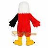 Red Eagle Mascot Costume with Custom Logo Red Eagle Mascot Costume with Custom Logo