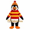 Black Penguin Mascot Costume with Custom Logo Black Penguin Mascot Costume with Custom Logo
