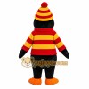 Black Penguin Mascot Costume with Custom Logo Black Penguin Mascot Costume with Custom Logo