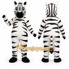 White Zebra Mascot Costume with Custom Logo White Zebra Mascot Costume with Custom Logo