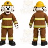 Brown Dog Mascot Costume with Custom Logo