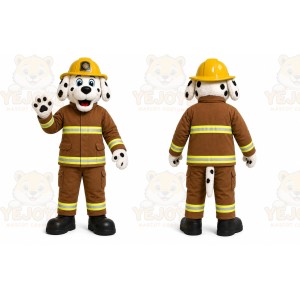 Brown Dog Mascot Costume with Custom Logo