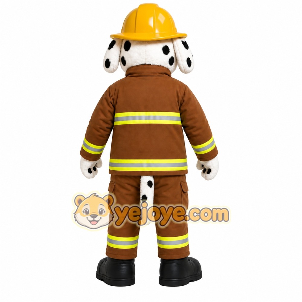 Brown Dog Mascot Costume with Custom Logo