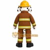 Brown Dog Mascot Costume with Custom Logo