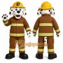 Brown Dog Mascot Costume with Custom Logo