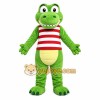Green Alligator Mascot Costume with Custom Logo Green Alligator Mascot Costume with Custom Logo