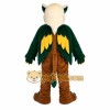Brown Griffin Mascot Costume with Custom Logo