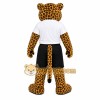 Yellow Leopard Mascot Costume with Custom Logo Yellow Leopard Mascot Costume with Custom Logo