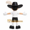White Musketeer Mascot Costume with Custom Logo White Musketeer Mascot Costume with Custom Logo