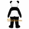 Black Panda Mascot Costume with Custom Logo Black Panda Mascot Costume with Custom Logo