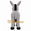 Gray Donkey Mascot Costume with Custom Logo Gray Donkey Mascot Costume with Custom Logo