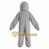 Gray Dolphin Mascot Costume with Custom Logo Gray Dolphin Mascot Costume with Custom Logo