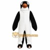 Black Penguin Mascot Costume with Custom Logo Black Penguin Mascot Costume with Custom Logo