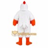 White Chicken Mascot Costume with Custom Logo White Chicken Mascot Costume with Custom Logo