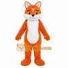 Orange Fox Mascot Costume with Custom Logo Orange Fox Mascot Costume with Custom Logo