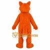 Orange Fox Mascot Costume with Custom Logo Orange Fox Mascot Costume with Custom Logo