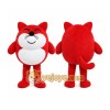 Cat Mascot Costume with Custom Logo Cat Mascot Costume with Custom Logo