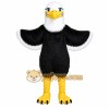 Black Eagle Mascot Costume with Custom Logo Black Eagle Mascot Costume with Custom Logo