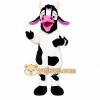 White Cow Mascot Costume with Custom Logo White Cow Mascot Costume with Custom Logo