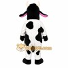 White Cow Mascot Costume with Custom Logo White Cow Mascot Costume with Custom Logo