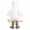 White Bird Mascot Costume with Custom Logo White Bird Mascot Costume with Custom Logo