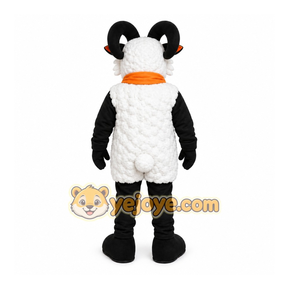 White Ram Mascot Costume for School Events