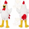 White Chicken Mascot Costume for Restaurant Promotions