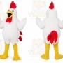 White Chicken Mascot Costume for Restaurant Promotions