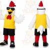 White Chicken Mascot Costume for Sports Events
