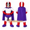 Purple Superhero Mascot Costume for Events and Promotions Purple Superhero Mascot Costume for Events and Promotions