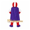 Purple Superhero Mascot Costume for Events and Promotions Purple Superhero Mascot Costume for Events and Promotions