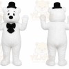 White Bear Mascot Costume for Corporate Events