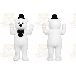 White Bear Mascot Costume for Corporate Events