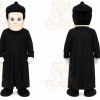 Black Person In Robe Mascot Costume for Events and Promotions