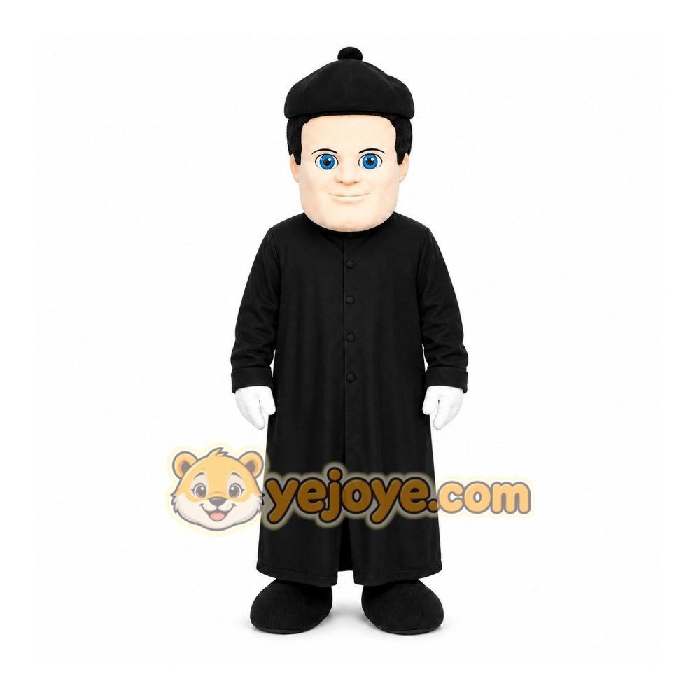 Black Person In Robe Mascot Costume for Events and Promotions Black Person In Robe Mascot Costume for Events and Promotions