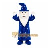 Blue Wizard Mascot Costume for Holiday Events Blue Wizard Mascot Costume for Holiday Events