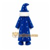 Blue Wizard Mascot Costume for Holiday Events Blue Wizard Mascot Costume for Holiday Events