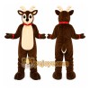 Brown Reindeer Mascot Costume for Holiday Events Brown Reindeer Mascot Costume for Holiday Events