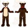 Brown Reindeer Mascot Costume for Holiday Events