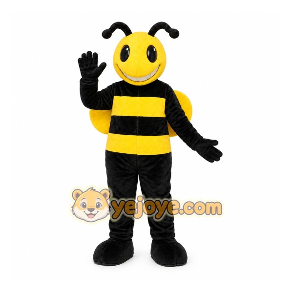 Yellow Bee Mascot Costume for Children's Events Yellow Bee Mascot Costume for Children's Events