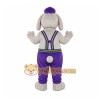 Gray Dog Mascot Costume for Children's Events
