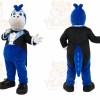 Blue Dinosaur Mascot Costume for Children's Events