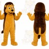 Brown Lion Mascot Costume for Children's Events